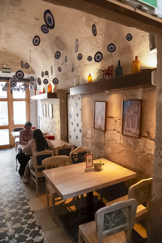 A dining area shown on El Turko’s official website