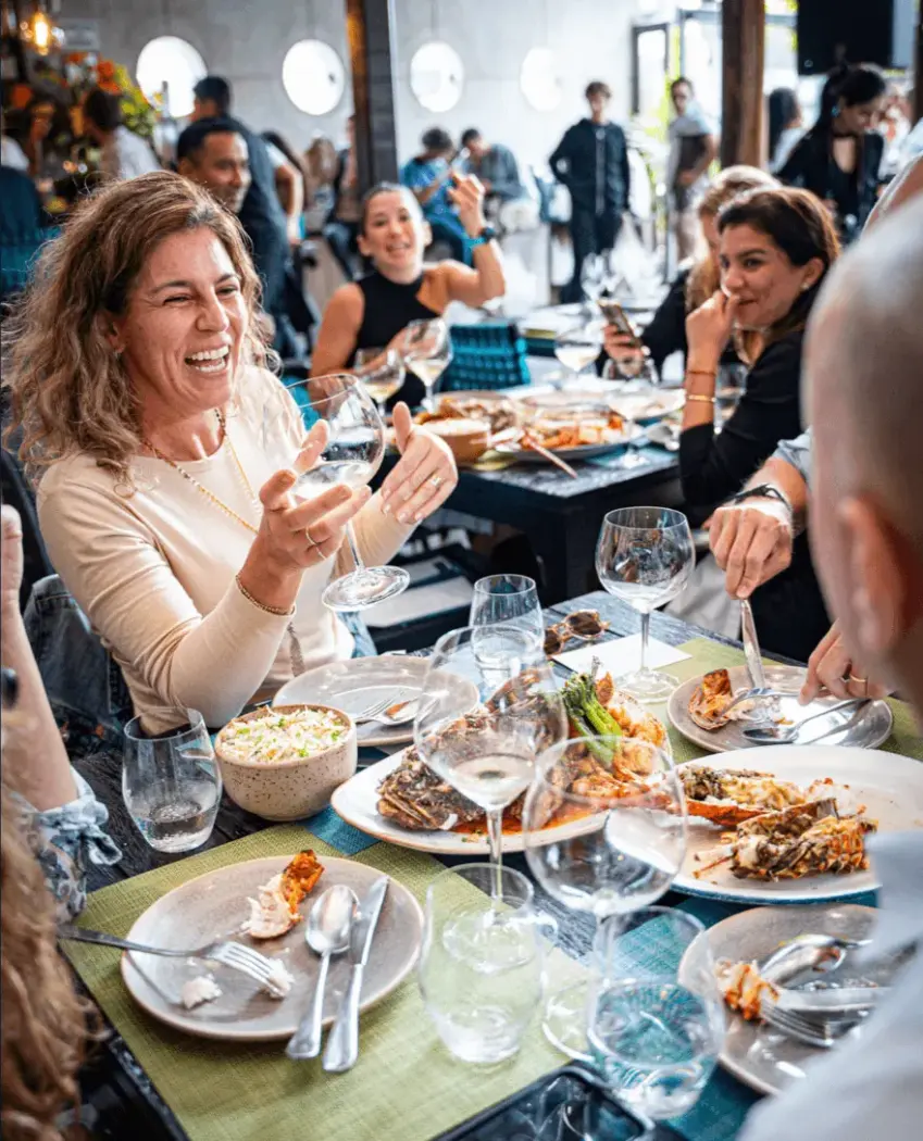 Diners at La Mar Lima, in a photograph published by the restaurant