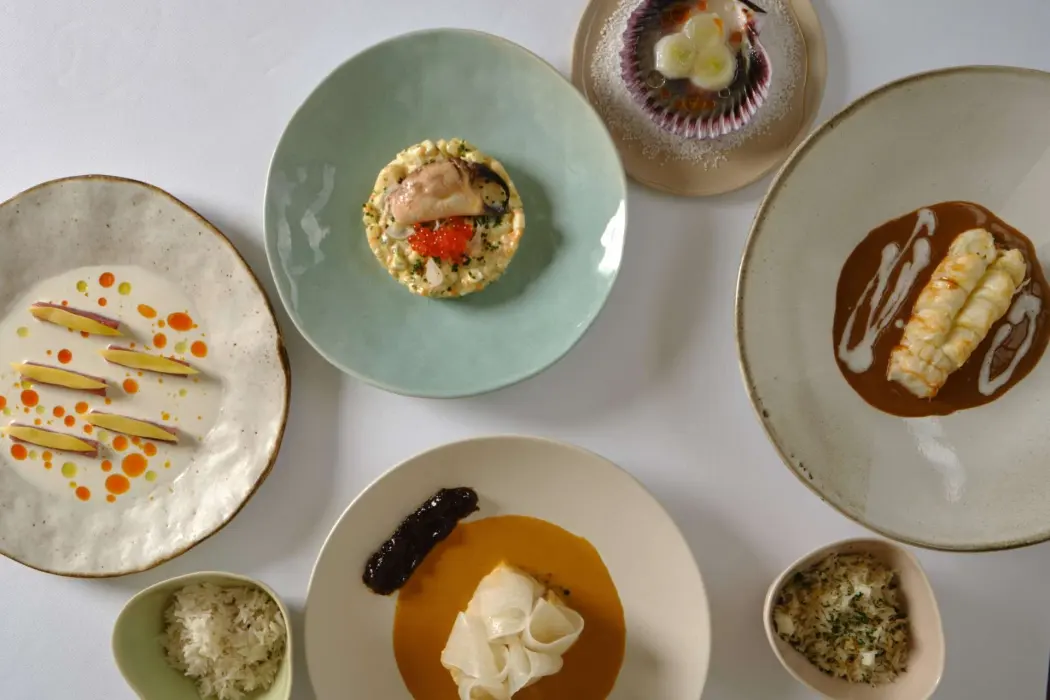 An assortment of dishes in a photograph published by Rafael