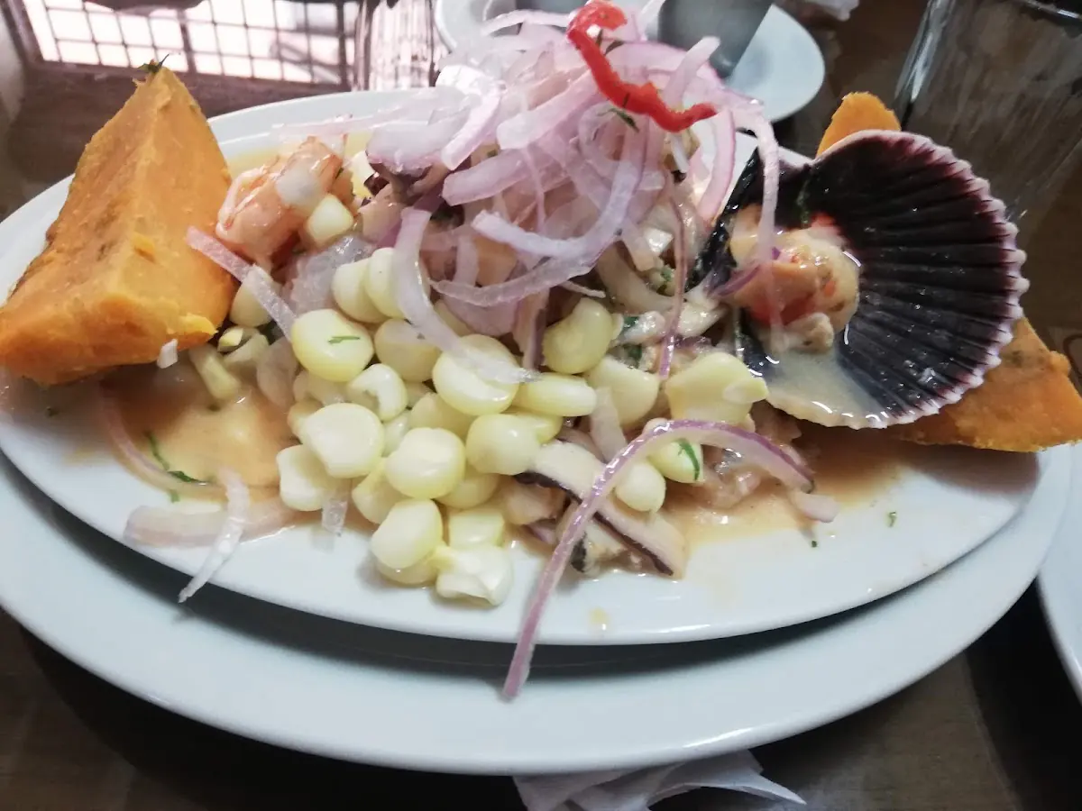 A seafood ceviche plate photographed at Restaurant Heydi, as listed in its public venue profile.