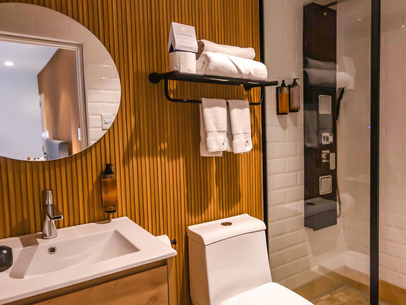 Bathroom in a Blu Hotel Boutique photograph supplied for the project